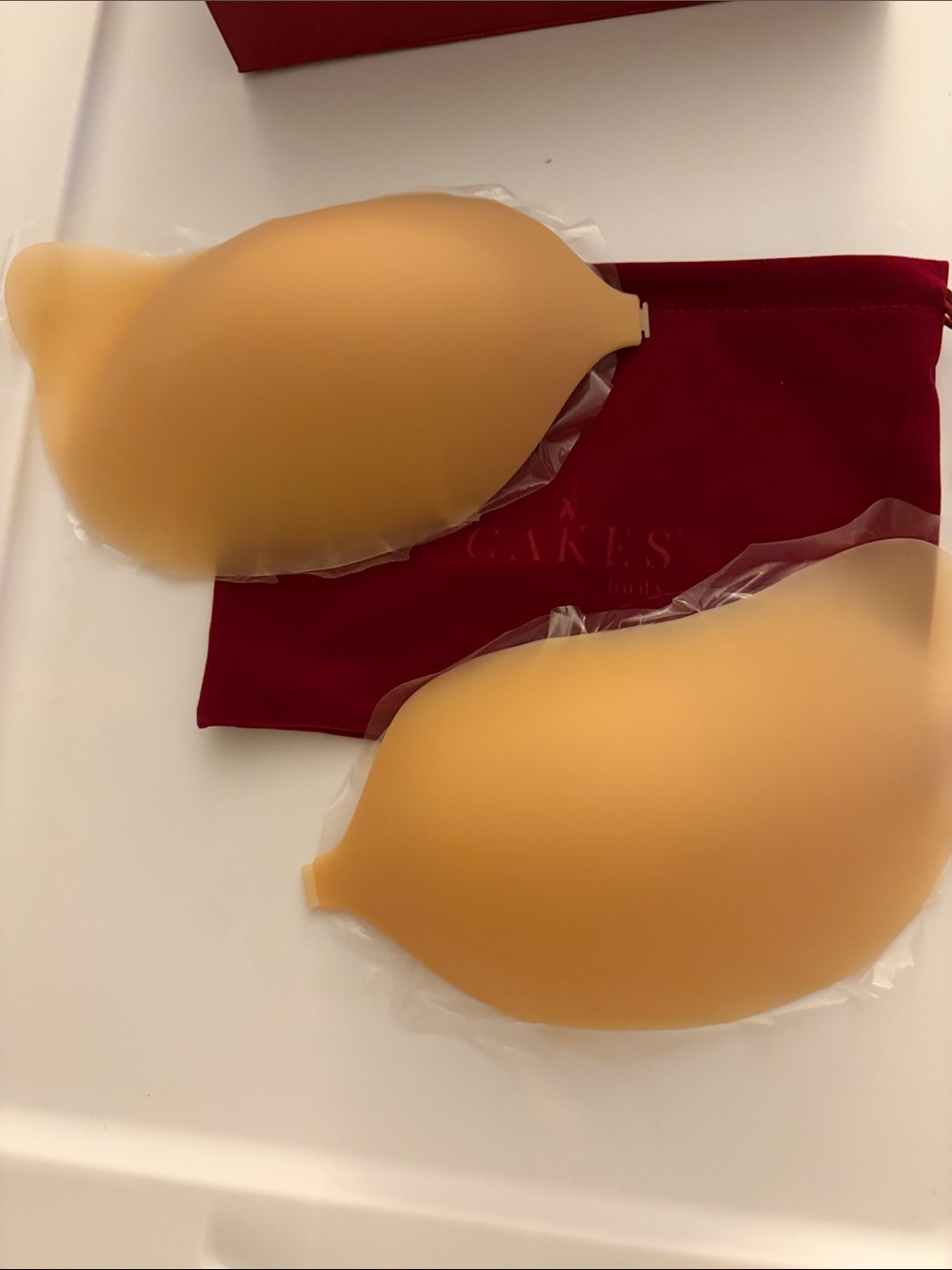 Cakes Silicone Cleavage Bra - Nude